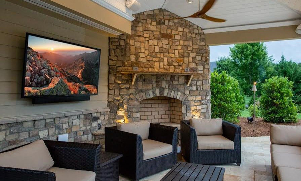 Sunbrite technology on patio